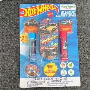 NEW 🆕 Hot Wheels Lip Balm Set - Blue and Red non toxic non gmo vegan